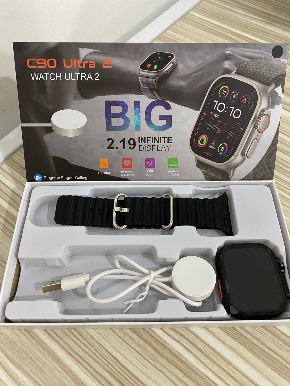 ⌚ Smartwatch C90 Ultra 2 – Caja Metálica 49MM + NFC + Llamadas | Envío Gratis