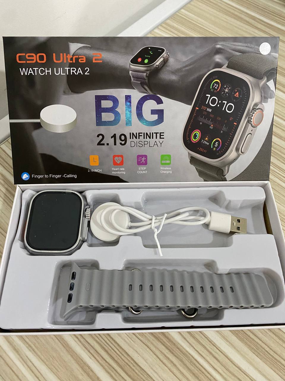 ⌚ Smartwatch C90 Ultra 2 – Caja Metálica 49MM + NFC + Llamadas | Envío Gratis