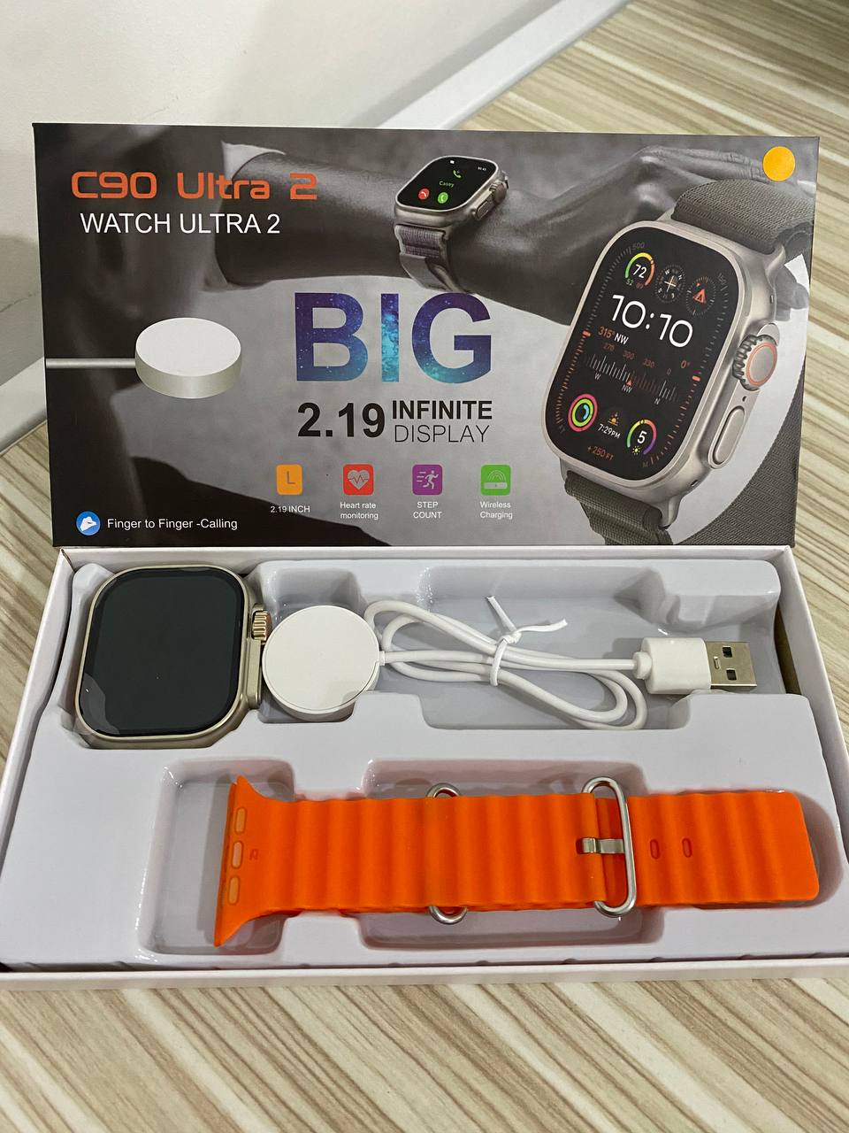⌚ Smartwatch C90 Ultra 2 – Caja Metálica 49MM + NFC + Llamadas | Envío Gratis