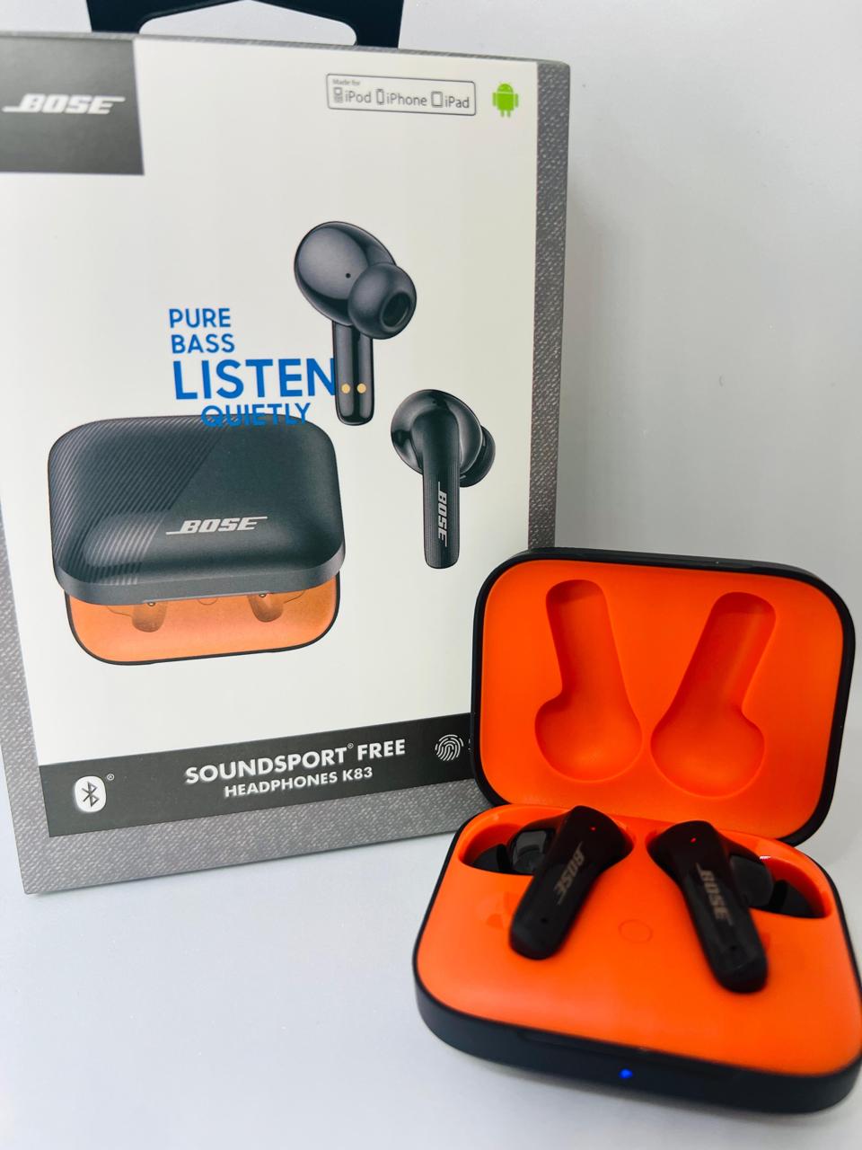 🎧 Audífonos Bose K83 TWS – Inalámbricos 100% | Blanco y Negro | Envío Gratis